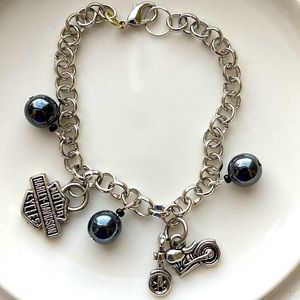 Motorcycle/Biker Charm Bracelet